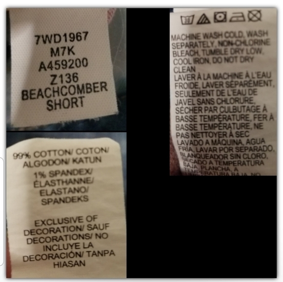 Lucky brand embroidered beach comber shorts - Picture 4 of 4